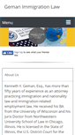 Mobile Screenshot of gemanimmigrationlaw.com